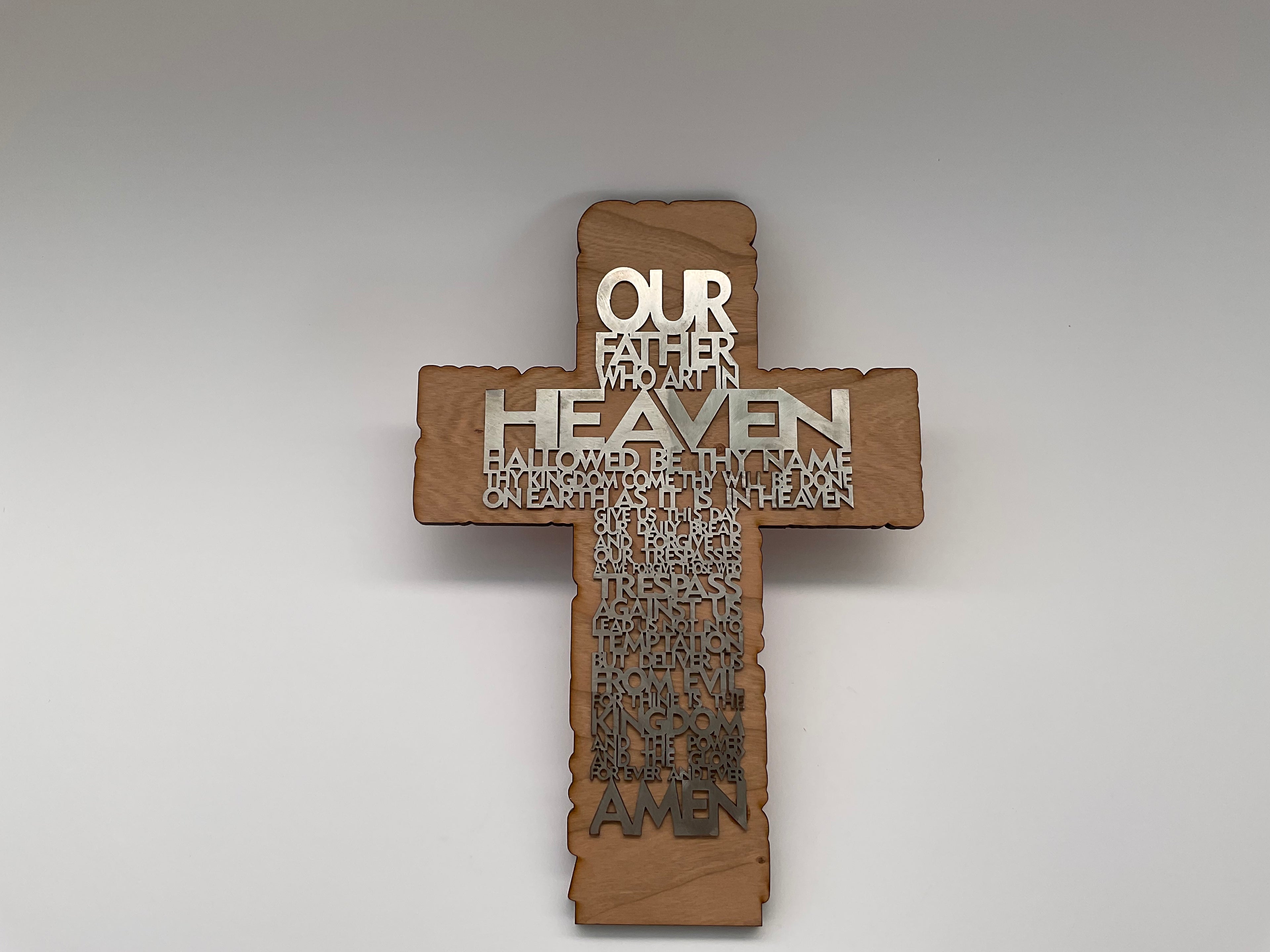 Lords Prayer Cross