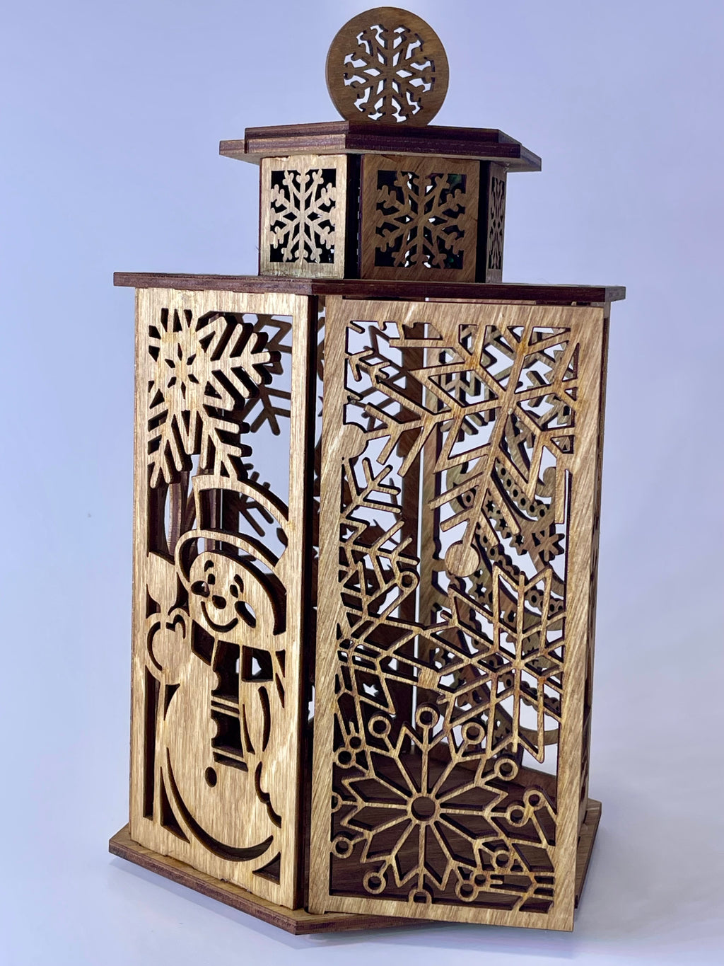 Wooden Christmas Lantern